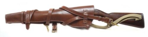 US WW2 M1 Carbine Leather Scabbard marked JT&L 1944 (scabbard only) - Picture 2 of 6