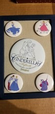 Disney Cinderella 50th Anniversary Button Pin Set