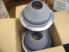 Lot of 5 Dektite Original Flashing for Metal Roofs Grey DF No. 5 DF105G New