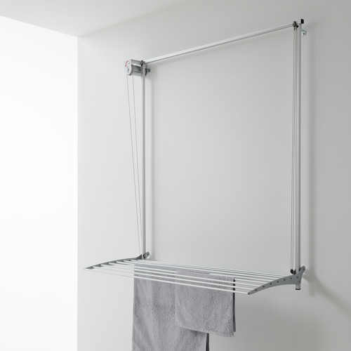 Wall mounted pulley clothes airer, wall clothes drying rack, Foxydry Wall eBay