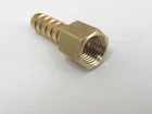 7/16" UNF Female Brass Hosetail 6.5mm (1/4") Dia  Brake Union & Air , Water ,Oil
