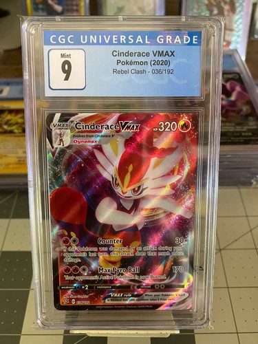 Cinderace VMAX graded CGC 9 for sale on eBay
