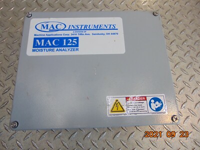 MAC INSTRUMENTS MOISTURE ANALYZER MAC 125