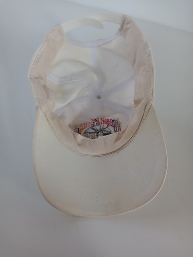 Vintage Baseball Cap weiß Snapback genäht.. Union Pacific Railroad Hirsch Jagd - Bild 6 von 6