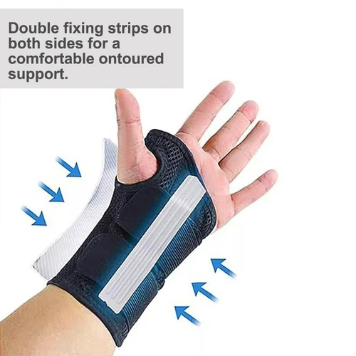 Left Right Wrist Support Brace Splint Carpal Tunnel Hand Sprain Arthritis Injury - Picture 7 of 19