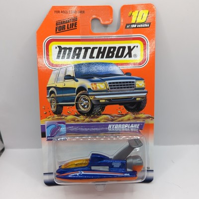 2000 Matchbox Ocean Explorer Series #10 Hydroplane Blue (45) MB LOGO
