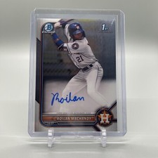 ROILAN MACHANDY AUTO 1ST 2022 Bowman Chrome Baseball CPA-RM Houston Astros