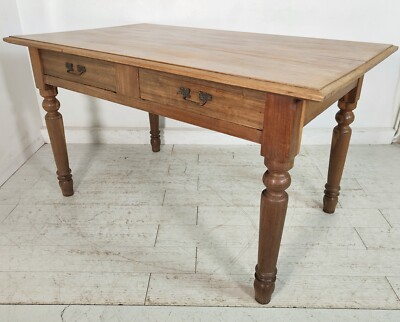 ANTICO TAVOLO legno ROVERE CILIEGIO epoca 800 CUCINA scrivania