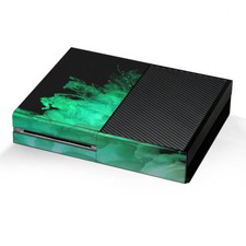 Xbox One Console Skins Decal Wrap ONLY - Orange Green Smoke