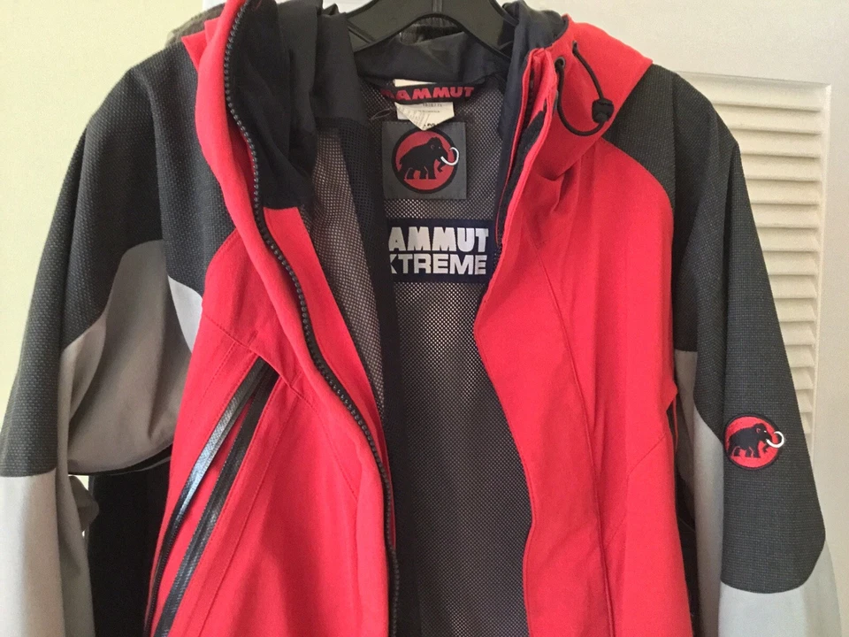 Jaqueta Mammut Castor Softshell com Capuz Preto Diamante Neve Jaqueta de Esqui Acampamento Escalada - Imagem 4 de 4