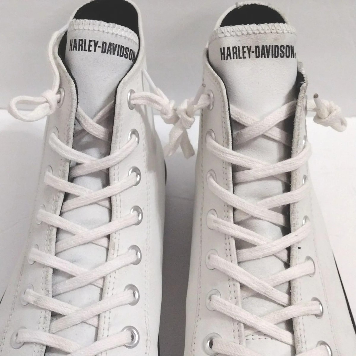 Harley-Davidson D93679 Men's Baxter Hi Cut Athletic White Harley-Davidson D93679 Men's Baxter Hi Cut Athletic White