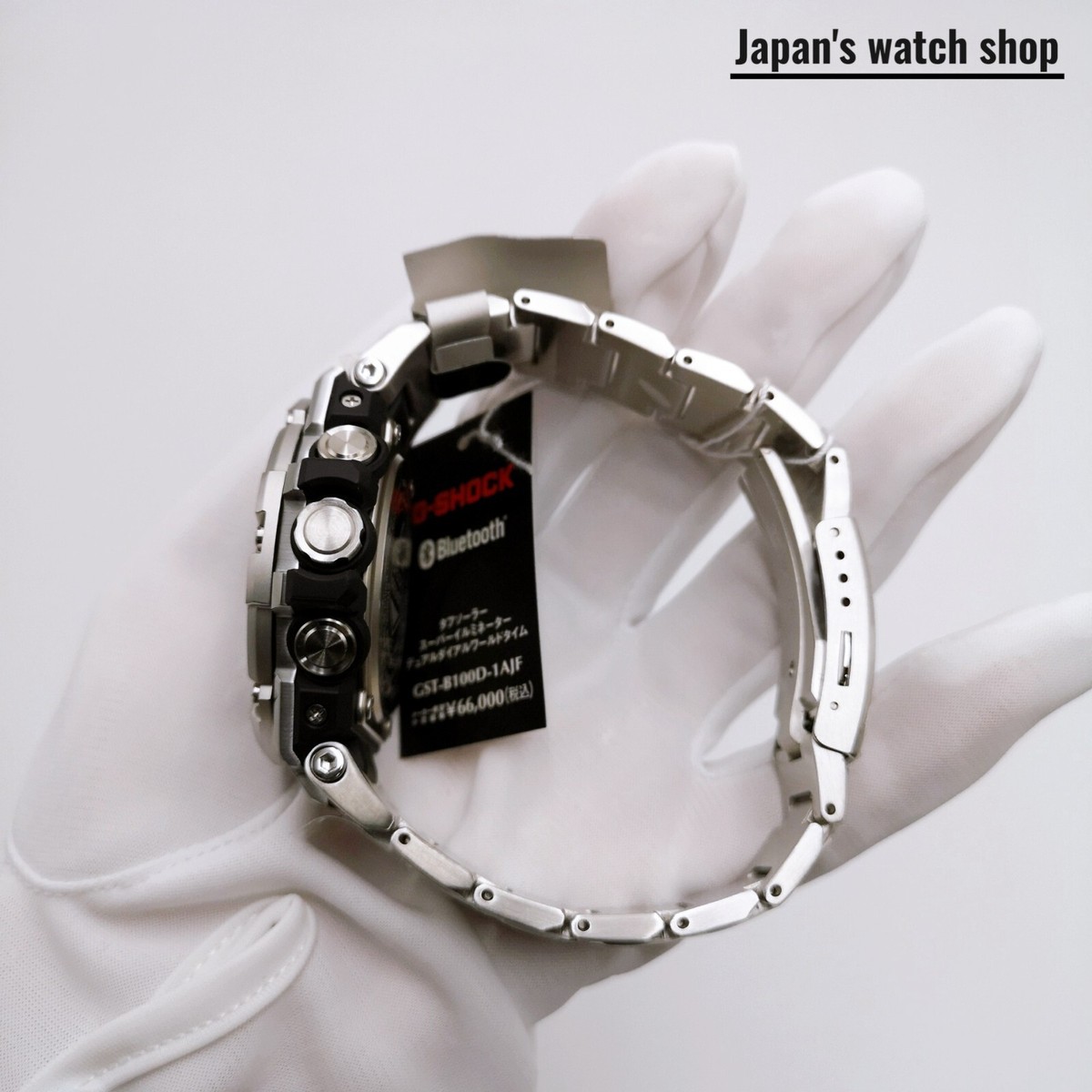 CASIO G-SHOCK G-STEEL GST-B100D-1AJF Black Bluetooth Solar Men