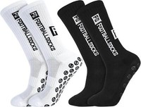 2 Paar FußBallsocken 39-46 Sport Anti Rutsch Grip Socken Herren Damen