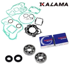 Engine Rebuild Part KX250 92~01 Top Bottom Gasket Crank Main Bearing Oil Seal