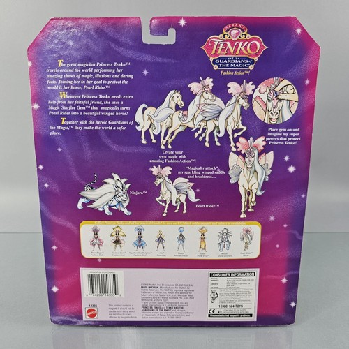 Tenko & The Guardians Of Magic PEARL RIDER Horse Figure Starfire Mattel 1995 NEW - Picture 7 of 10