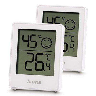 2x Hama digital Thermo Hygrometer Thermometer Luftfeuchtigkeit Temperatur 222233
