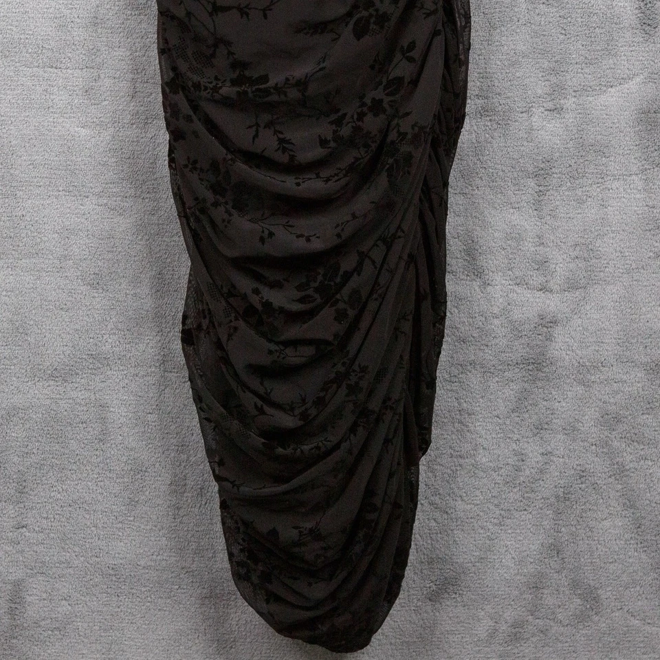 Vestido sin Mangas MISTYROSE Terciopelo Acanalado Burnout Hada Grunge Caprichoso Bruja Talla L  Foto 3 de 4