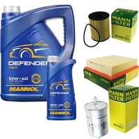 Inspektionspaket 6L Mannol Defender 10W-40 FüR VW Golf III 2.8 VR6 2.9 Vento