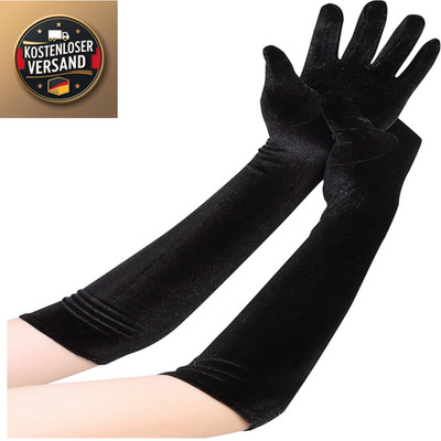 Damen Handschuhe EO-Gloves003 Schwarz 1er Pack