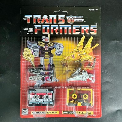 Transformers G1 Reissue Soundwave Laserbeak Frenzy Slamdance Actionfigur NEU