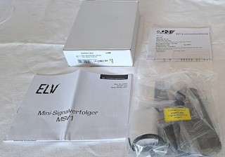 Auflösung.Fundzustand.ELV Mini Signalverfolger MSV1 Bausatz Anleitung Teils OVP