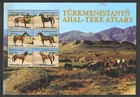 Turkmenistan 2001 Fauna Domestic Animals Pet Horses compl MS + 2 SS MNH