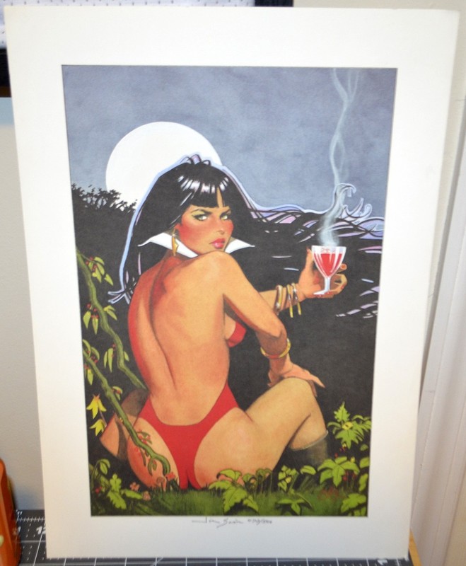 Two Jim Silke Vampirella Art Print Posters Signed & Numbered
