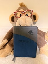 Fire Bible Student Edition NIV Study Bible - Blue/Grey Duo-Tone VERY RARE Book