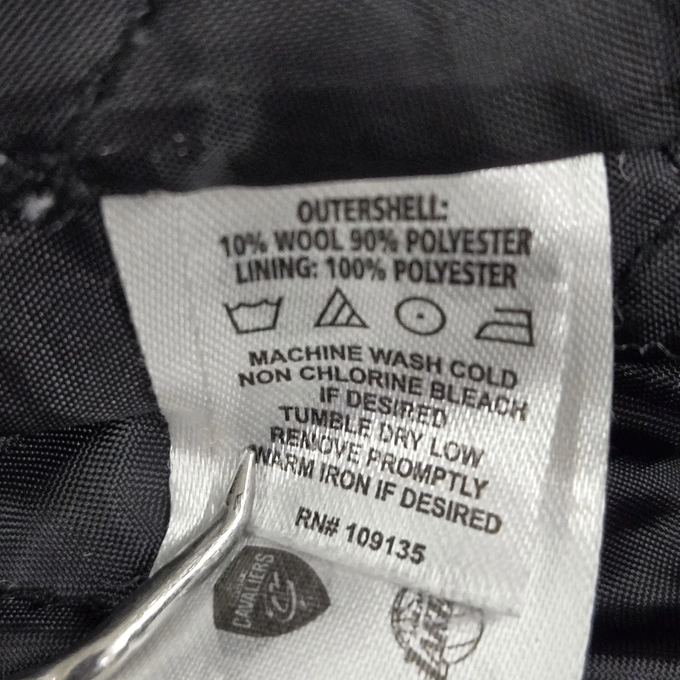 Golden State Warriors Boy Jacket L (14-16) Gray Wool Varsity Letterman - Image 3 of 4