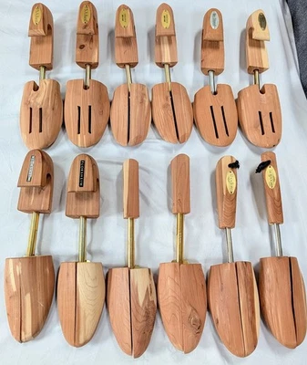 6 Paar Zeder Schuhspanner Set groß Allen Edmonds Florsheim Woodlore Nordstrom - Bild 1 von 4