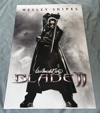 Guillermo Del Toro Signed 12x18 Photo Blade II Director