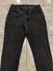 VTG 90s Mens 33X30 LL BEAN Flannel Lined faded Black Denim Jeans Pants USA MADE — photo 7