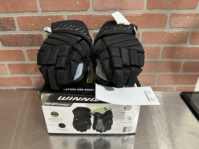 Winnwell Hockey AMP PRO Hockey Gloves Black New 14in