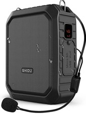 SHIDU Portable Voice Amplifier M800 Black/ Bluetooth/ Water Proof