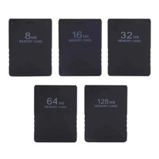 16MB to 128MB Megabyte Memory Card for Sony PlayStation 2 PS2 Slim Game Console