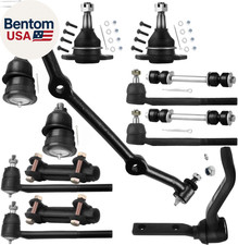 14Pcs RWD Front Suspension Kit Idler Arm Inner Outer Tie Rod End Adjusting Sleev