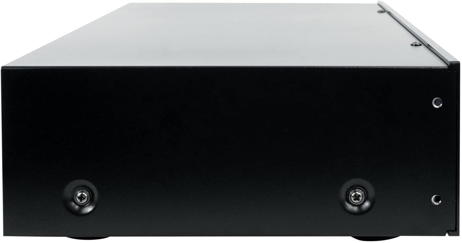 REQ42-B Dual 21-Band Graphic Equalizer, 19" Rack Mount, RCA In/Out, 3.5mm MP3 In