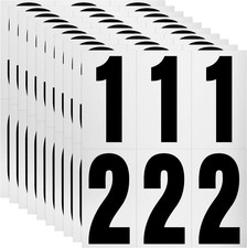 Reflective Mailbox House Number Stickers 60 Pack Weatherproof Adhesive Address