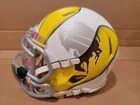 New ListingJosh Allen Custom Ripped BUFFALO BILLS ICE WYOMING signed mini helmet beckett