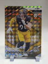T.J. Watt 2025 Panini Mosaic Silver Prizm Epic Performers  Steelers #12