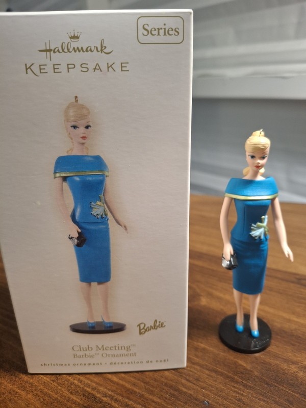 Hallmark Keepsake Barbie Club Meeting Christmas Ornament, 15th in Series, 2008 N