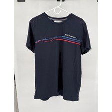 BMW Motorsport Men's Navy Blue Short Sleeve T-Shirt Size XL