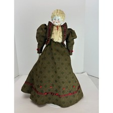 German 18 inch blonde China head doll 1890 turned head provenance attached