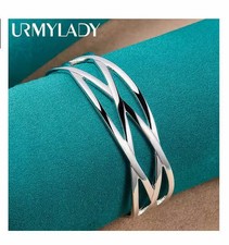 Armspange Damen  Sterling Silber 925 Armband Armreif  Flexibel  5,80 Durchmesser