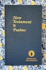 New Testament With Psalms Gideons Bible, Thinking of You, 2016, PB, Brand New