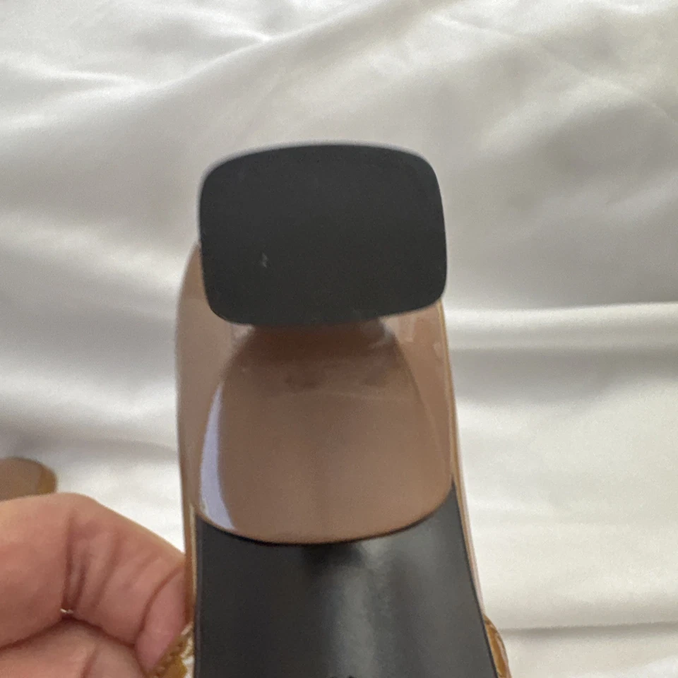 via spiga Kitten Heal Mule слайд серо-коричневый носок размер 8 - Изображение 4 из 4