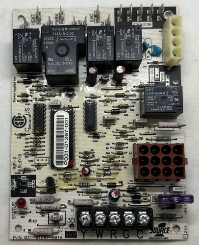 York Coleman P031-01267-001 Furnace Control Circuit Board P/N: 031-01267-001A