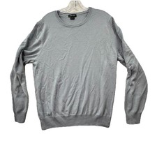 Phenix Men's Long Sleeve 100 Cashmere Pullover Sweater Size Large Blue Preppy