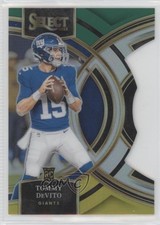 2023 Panini Select Premier Level Green & Yellow Prizm Die-Cut Tommy DeVito 1e33