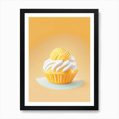 Cream Puff Bakery Product Pop Matis Framed Wall Art Poster Canvas Print Picture